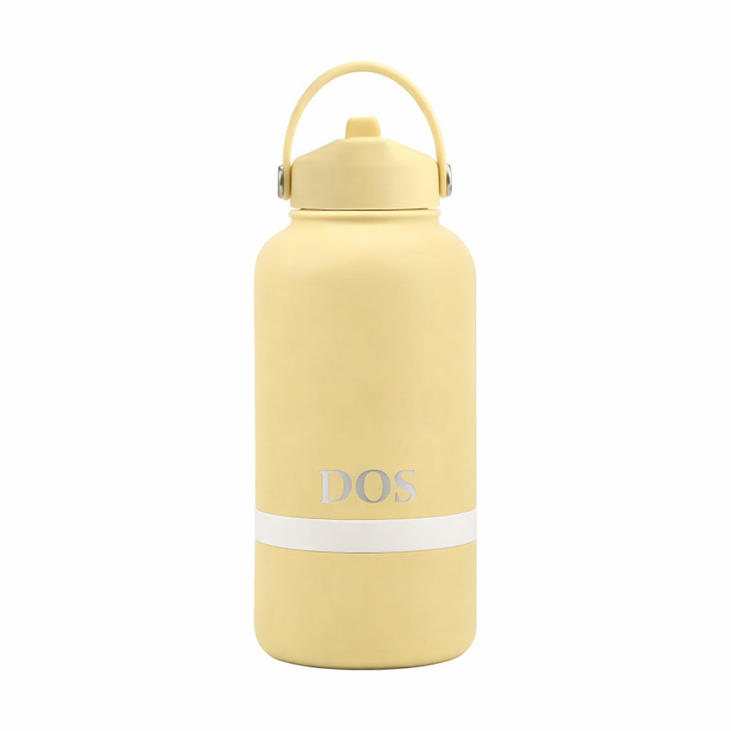 Pastel Yellow DOS Water Bottle